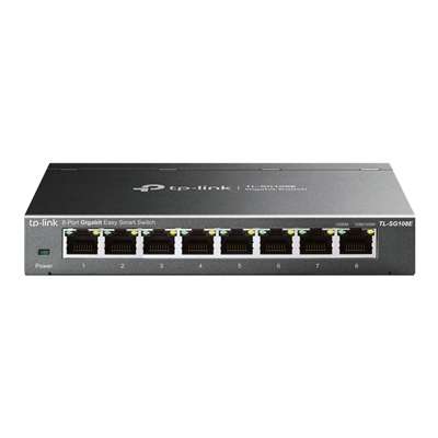 TP-Link TL-SG108E 8-Port Metal Gigabit Easy Smart Switch TP-Link TL-SG108E 8-Port Metal Gigabit Easy Smart Switch